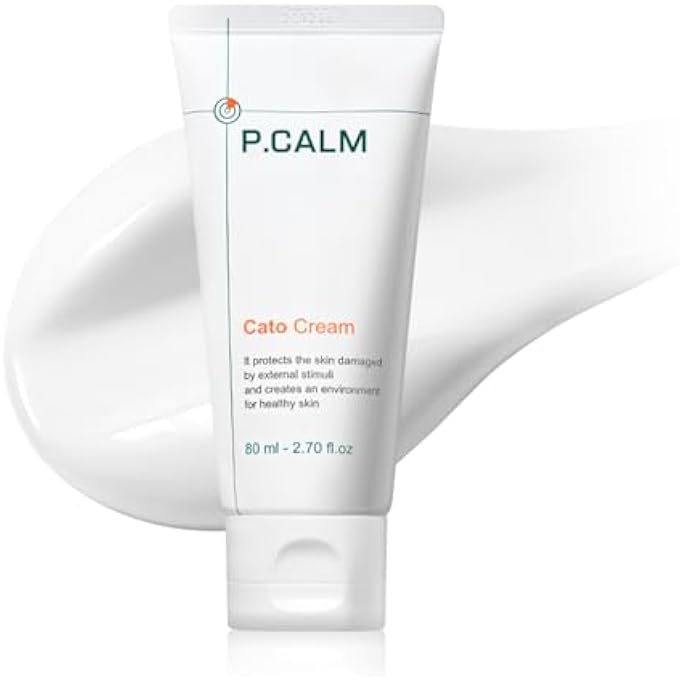 P.CALM CATO FACIAL CREAM 80ML | VEGAN KOREAN FACIAL MOISTURIZER FOR SENSITIVE SKIN | LIGHTWEIGHT NON-GREASY NON-STICKY BARRIER-STRENGTHENING - Image 1